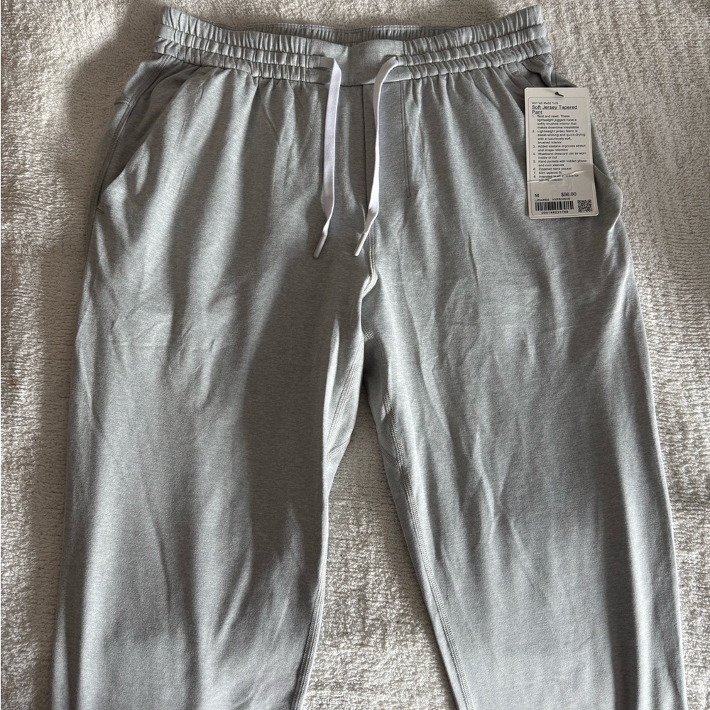 Men Lululemon Soft Jersey Pants Size M